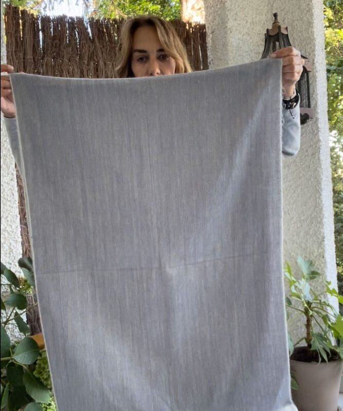 Bufanda Alpaca gris
