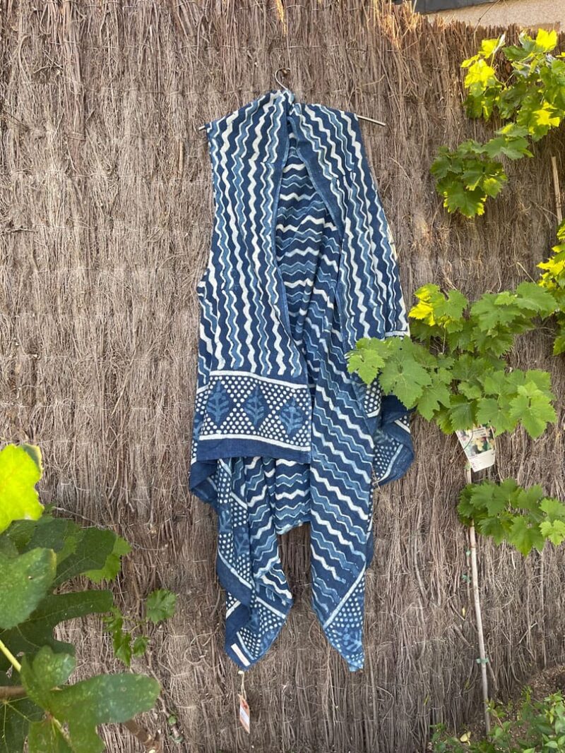 Kaftan Pareo Blue Sea Keka - Imagen 2