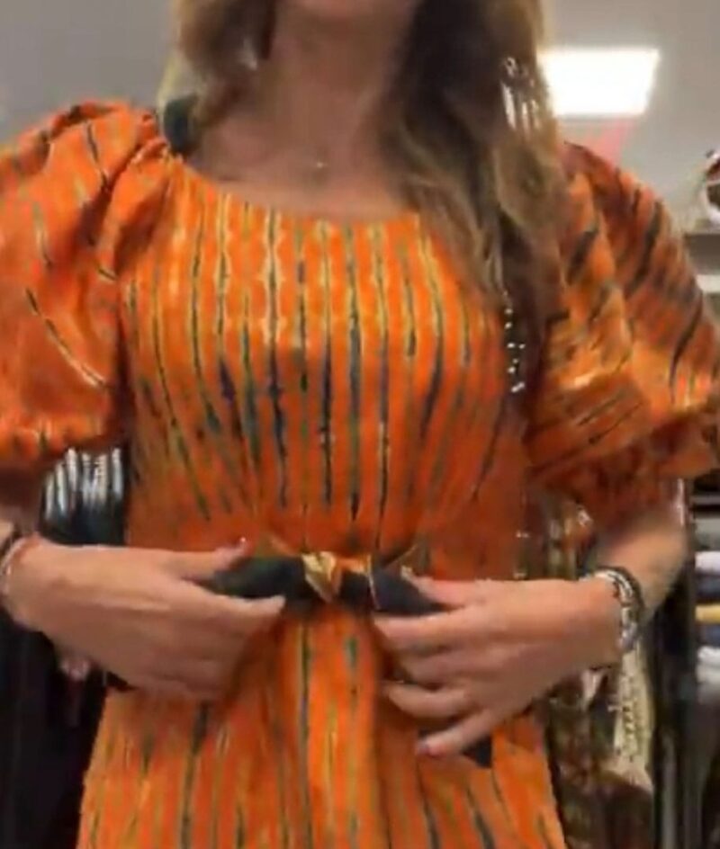 Vestido Naranja - Imagen 4