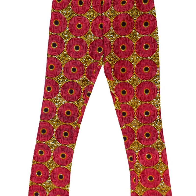Pantalón Isata Círculos Fucsia