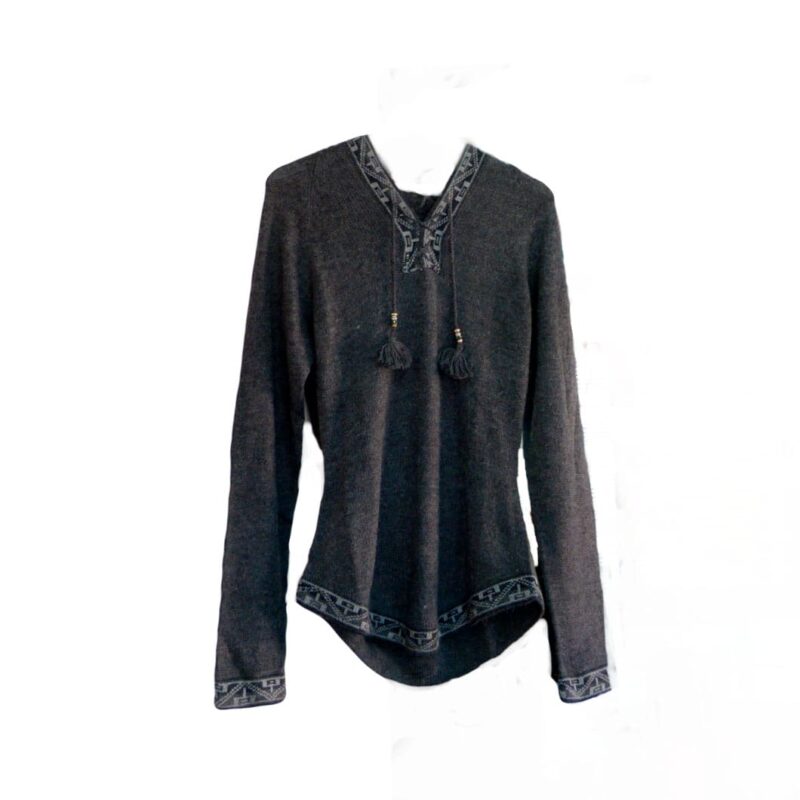 Jersey gris con capucha