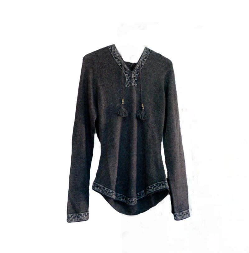 Jersey gris con capucha