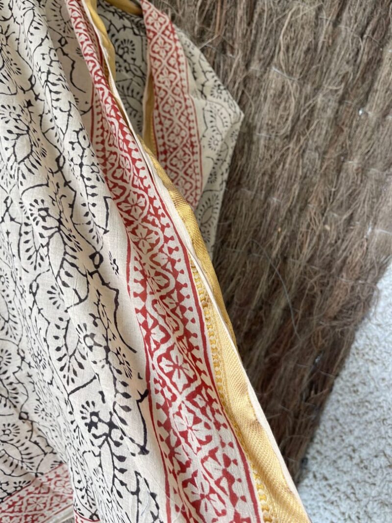 Kaftan Pareo Block Print Summer - Imagen 6