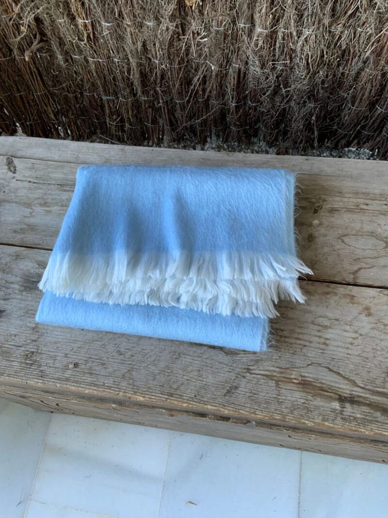 Bufanda Alpaca Azul, Nadur - Imagen 2