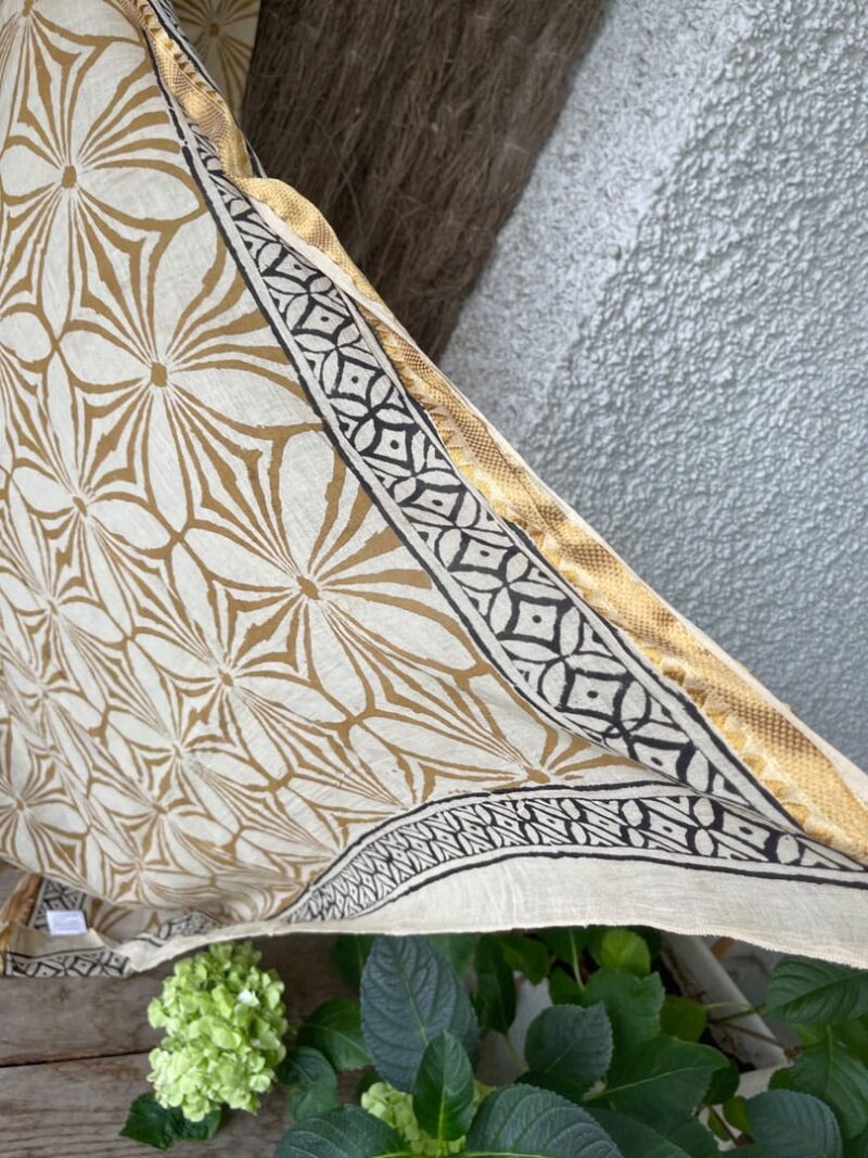 Kaftan Pareo Block Print Savannah - Imagen 4