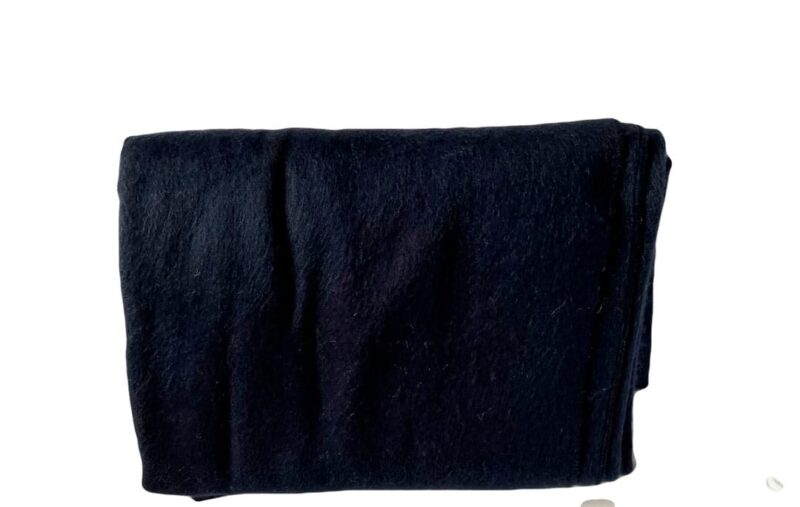 Manta Alpaca Azul Marino - Imagen 3