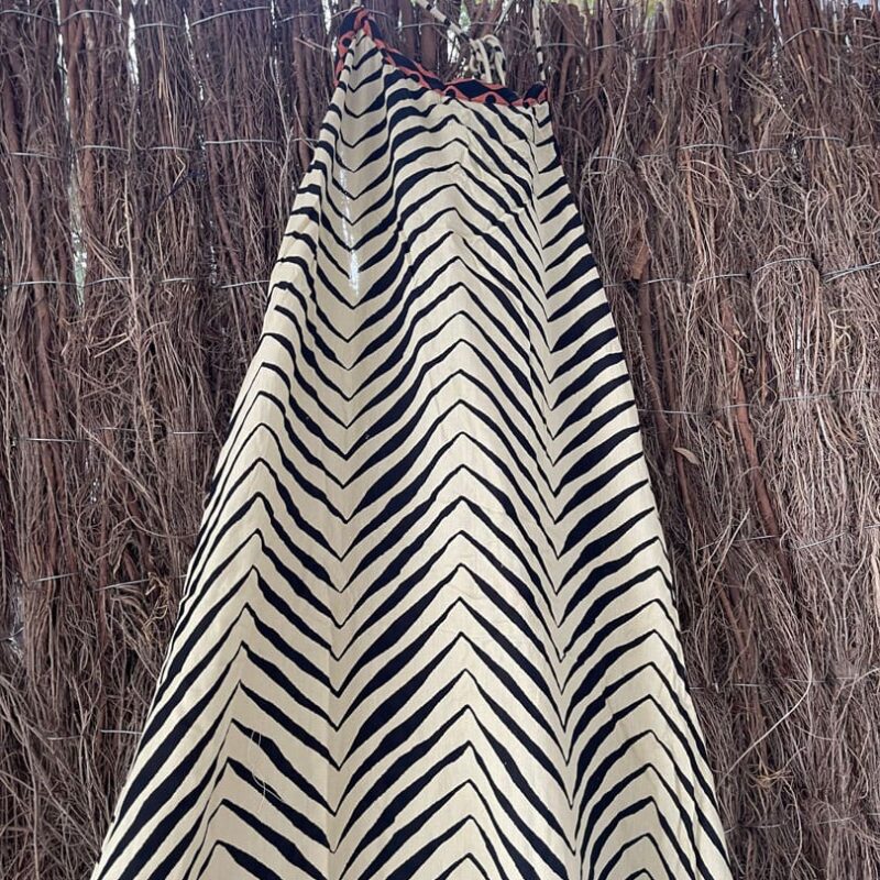 Vestido Rococo Etnico Zebra