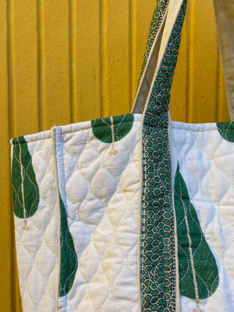 Bolsa de tela acolchada pinos - Imagen 3
