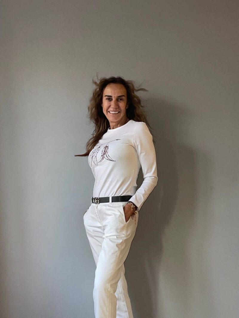 Camiseta Algodón Banjul Sisters Blanca - Imagen 2