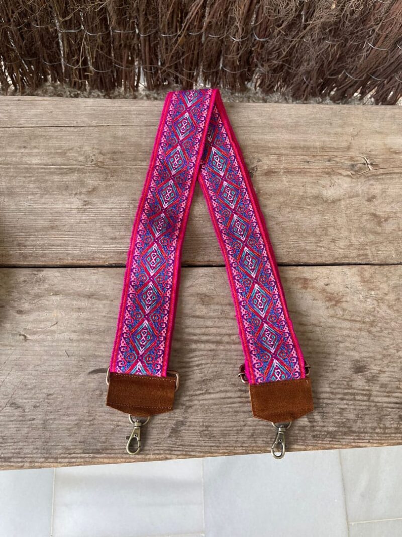 Correa con ante ajustable para bolsa Pink