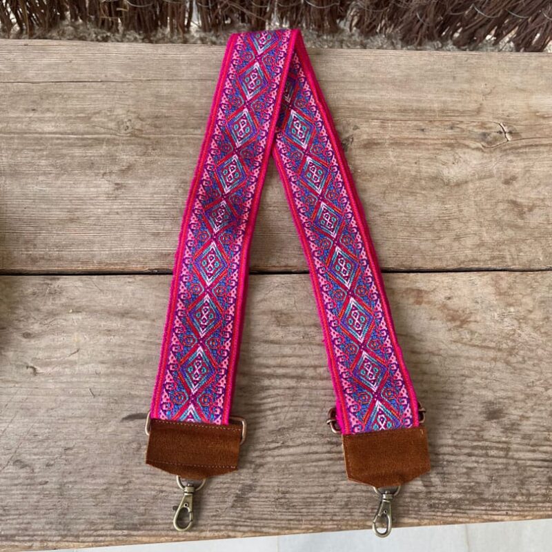 Correa con ante ajustable para bolsa Pink