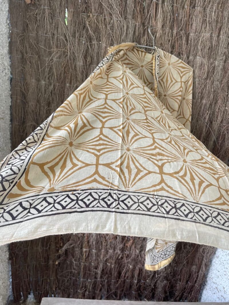 Kaftan Pareo Block Print Savannah - Imagen 11