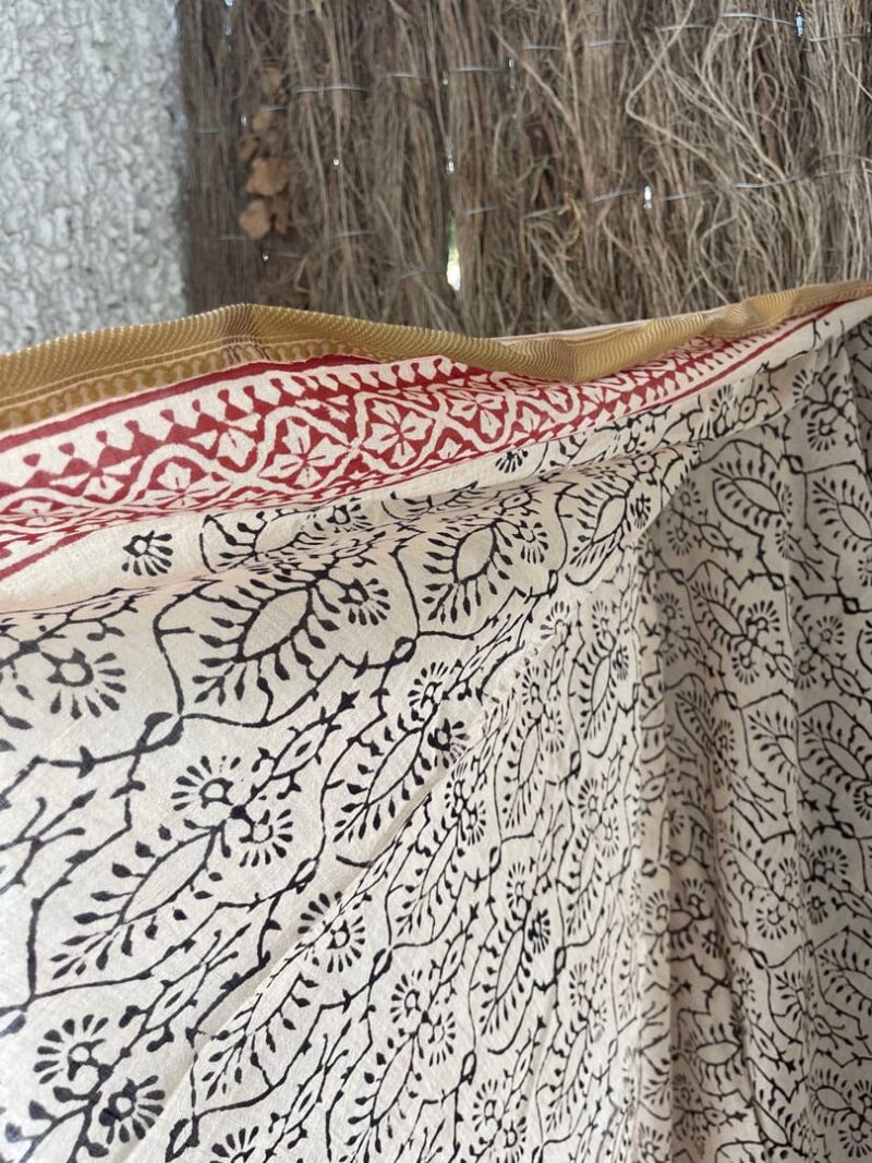 Kaftan Pareo Block Print Summer - Imagen 5