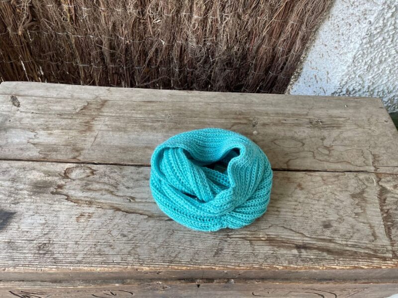 Cuello Lana Turquesa