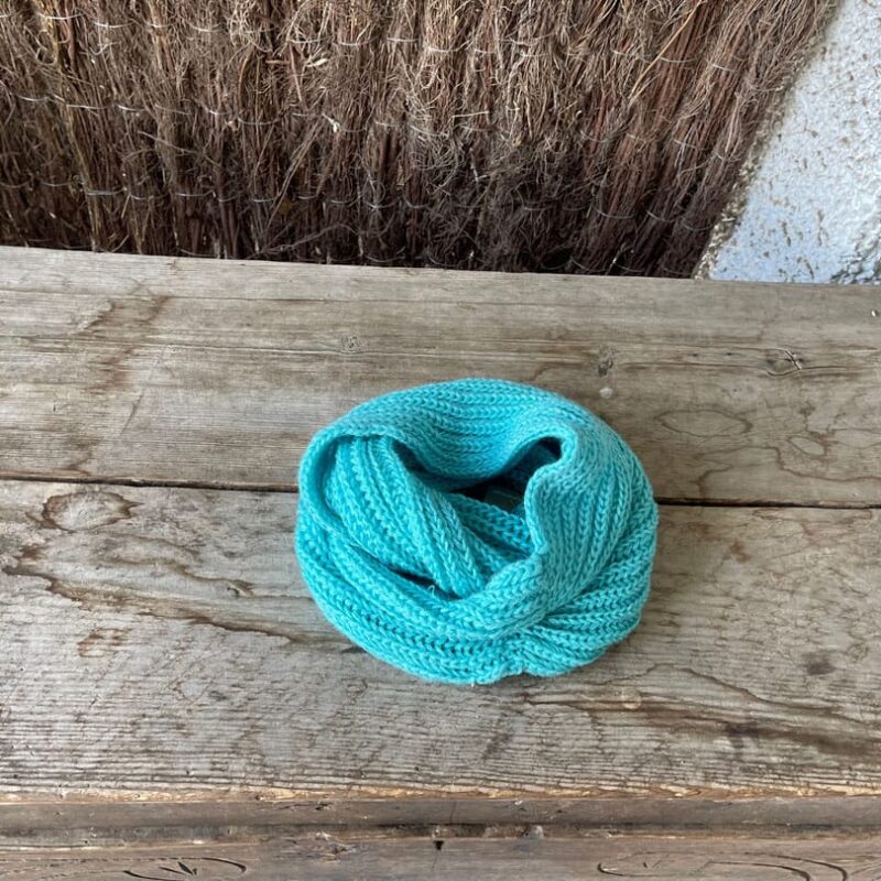 Cuello Lana Turquesa