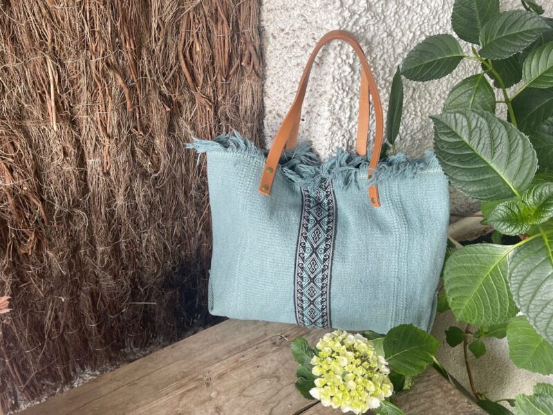 Bolso Lona Lula Azul Claro - Imagen 3