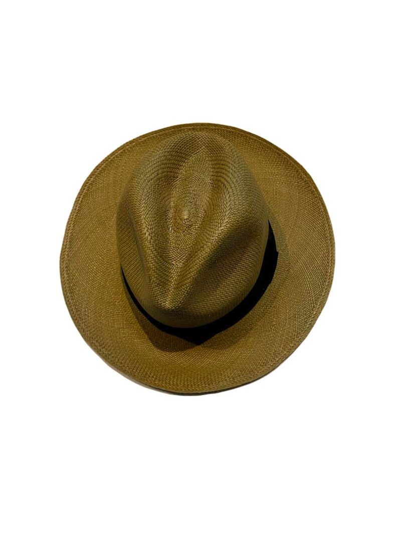 Sombrero Pistacho cinta negra - Imagen 2