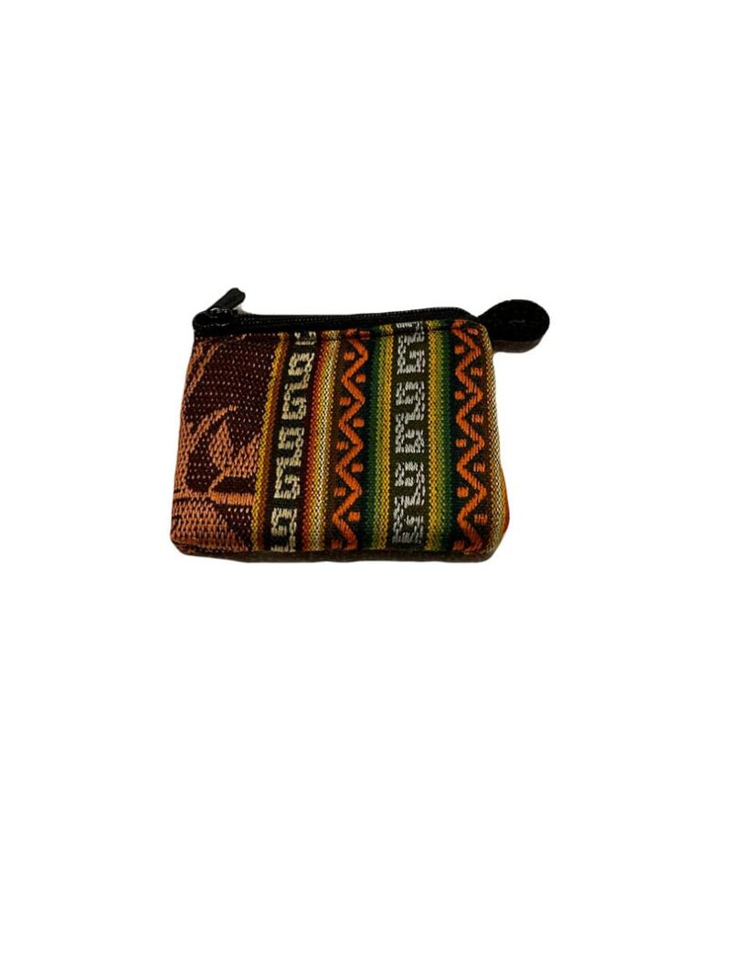 Cartera Mini Ecuador Tonos Verdes y Naranjas