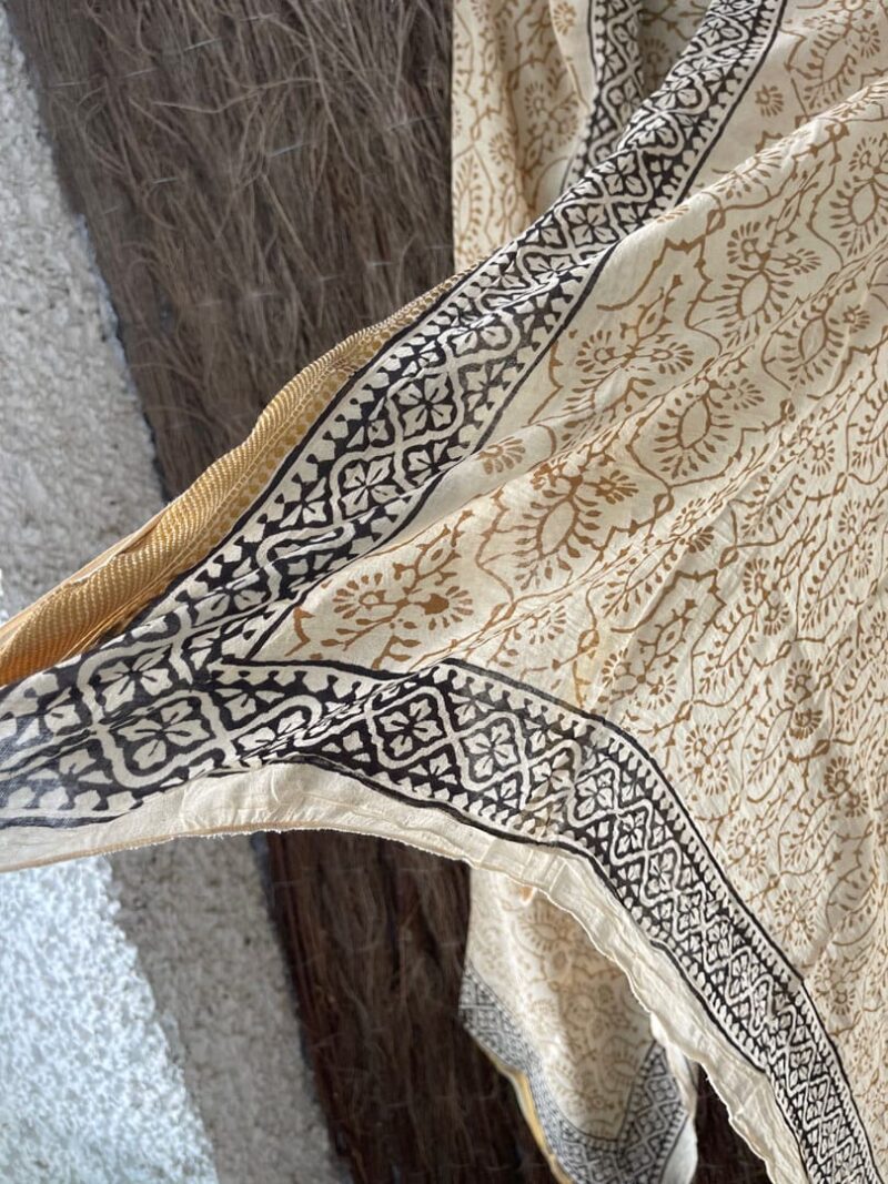 Kaftan Pareo Block Print Sonia - Imagen 7
