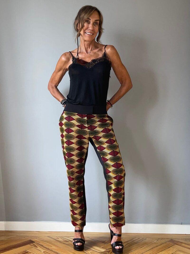 Pantalón multi print tela Gambia