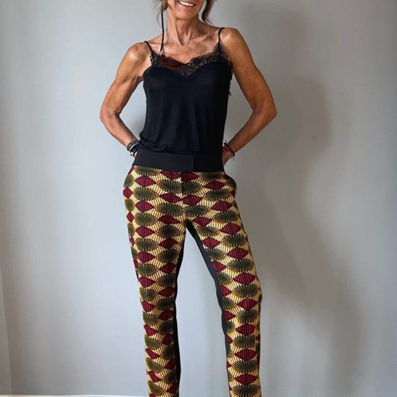 Pantalón multi print tela Gambia