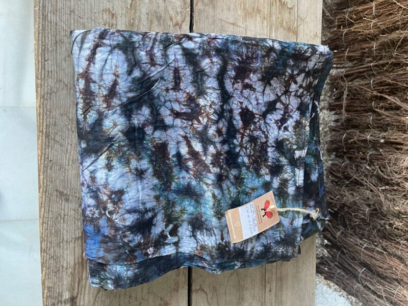 Mantel Tie Dye Azules y Marrones - Imagen 4