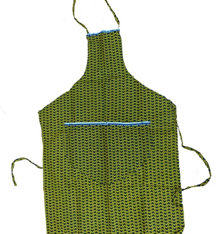 Delantal Amarillo y Negro
