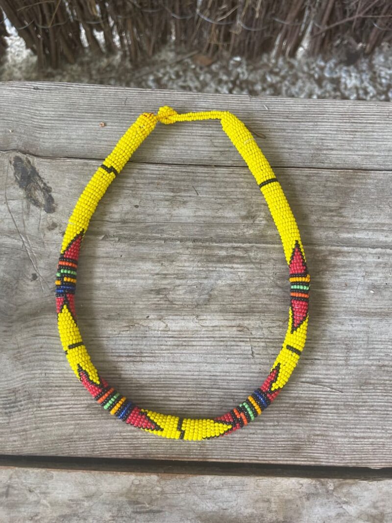 Collar Etnico Gambia Amarillo