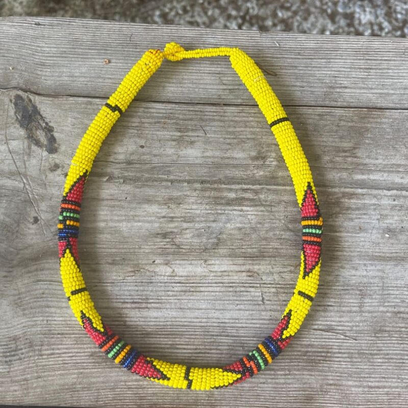 Collar Etnico Gambia Amarillo
