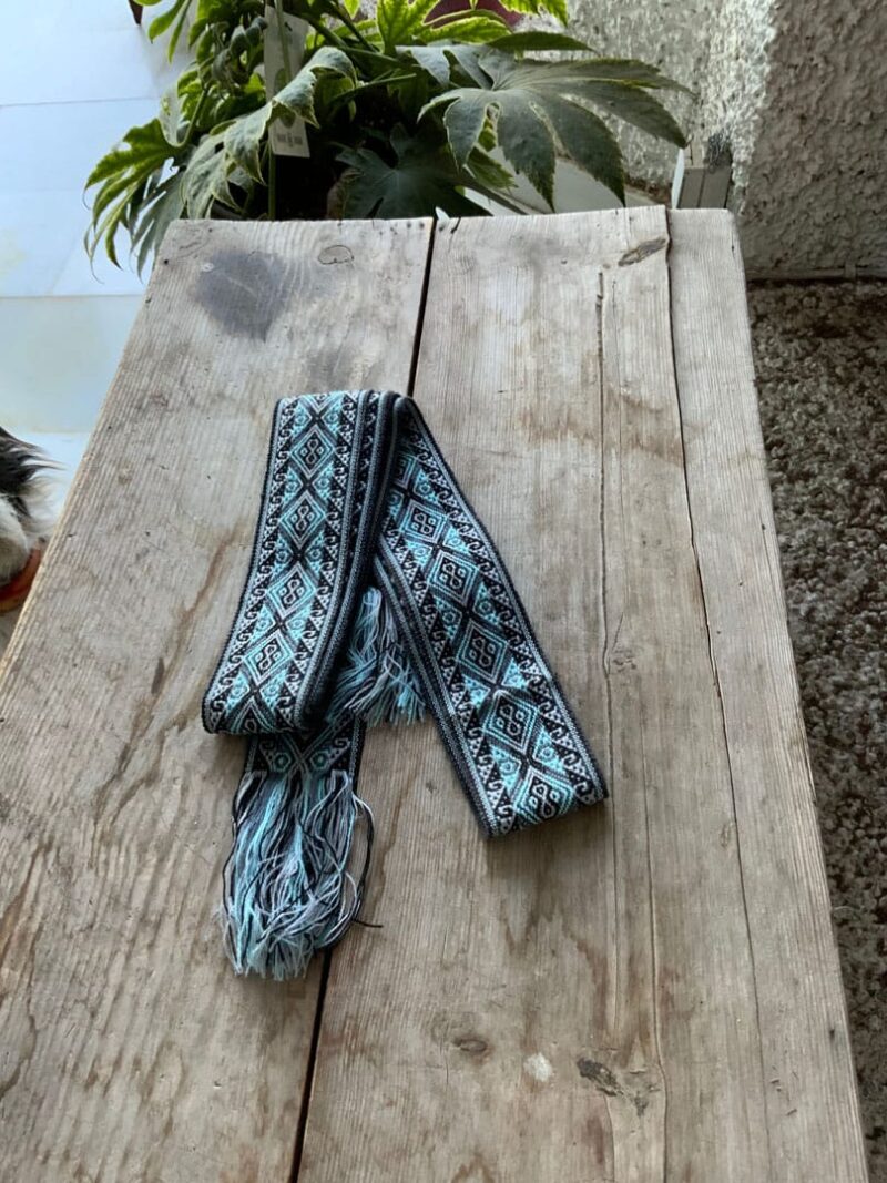 Faja Quechua Azul y Negra 5 - Imagen 3