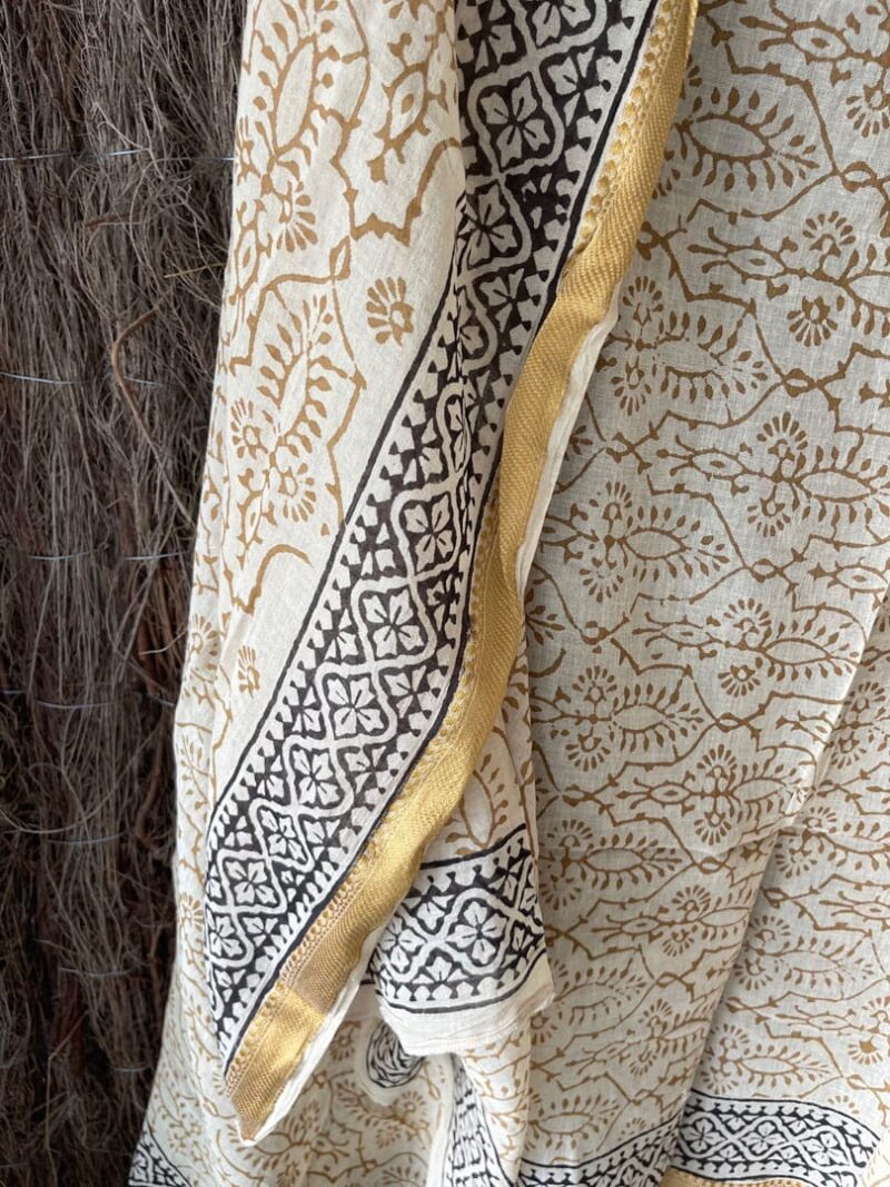 Kaftan Pareo Block Print Sonia - Imagen 4