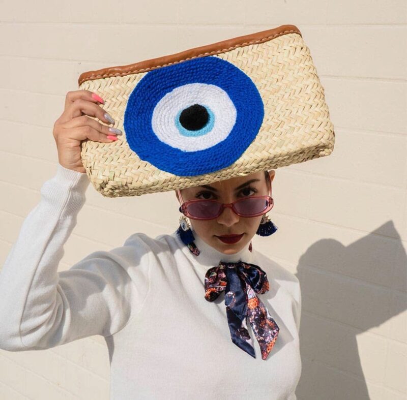 Clutch Mimbre Round - Imagen 3