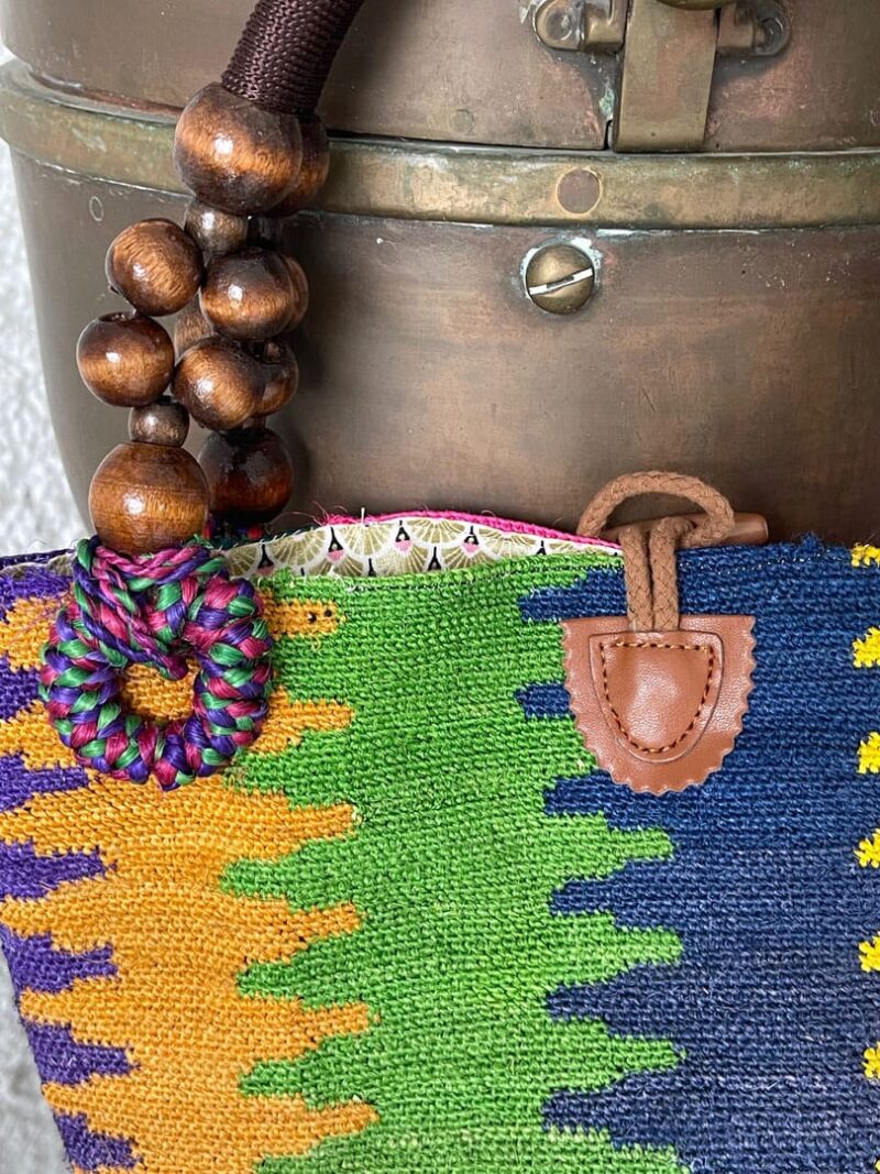 Shigra con asas multicolor Maya - Imagen 2
