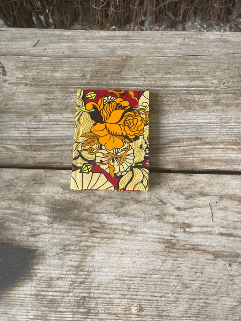 Cuaderno de tela pequeño Flower