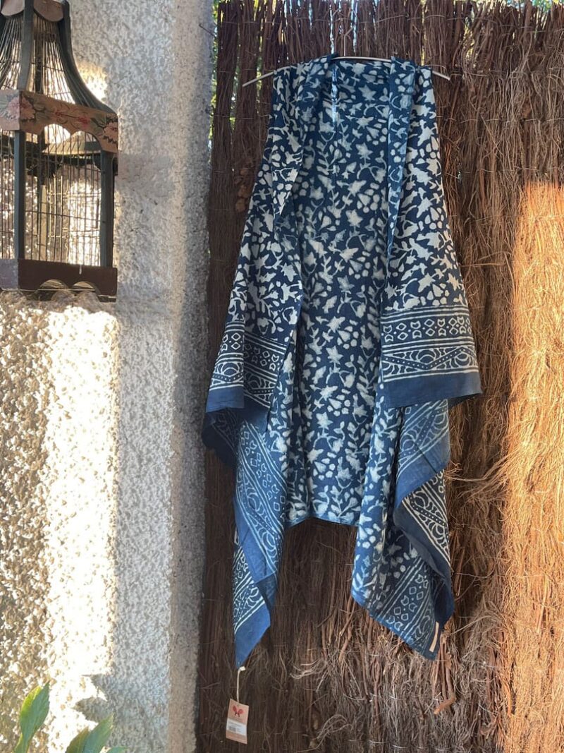 Kaftan Pareo Blue Sea Kuka - Imagen 4