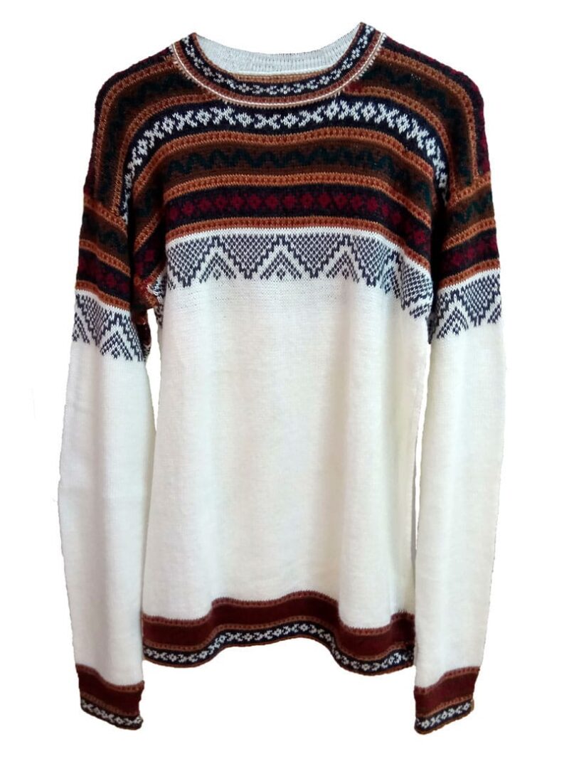 Jersey Blanco con Cenefas