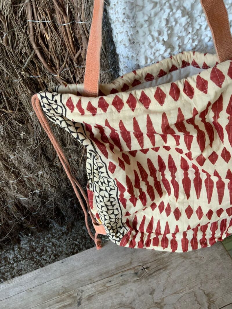 Mochila de Tela Block Print Sara - Imagen 2