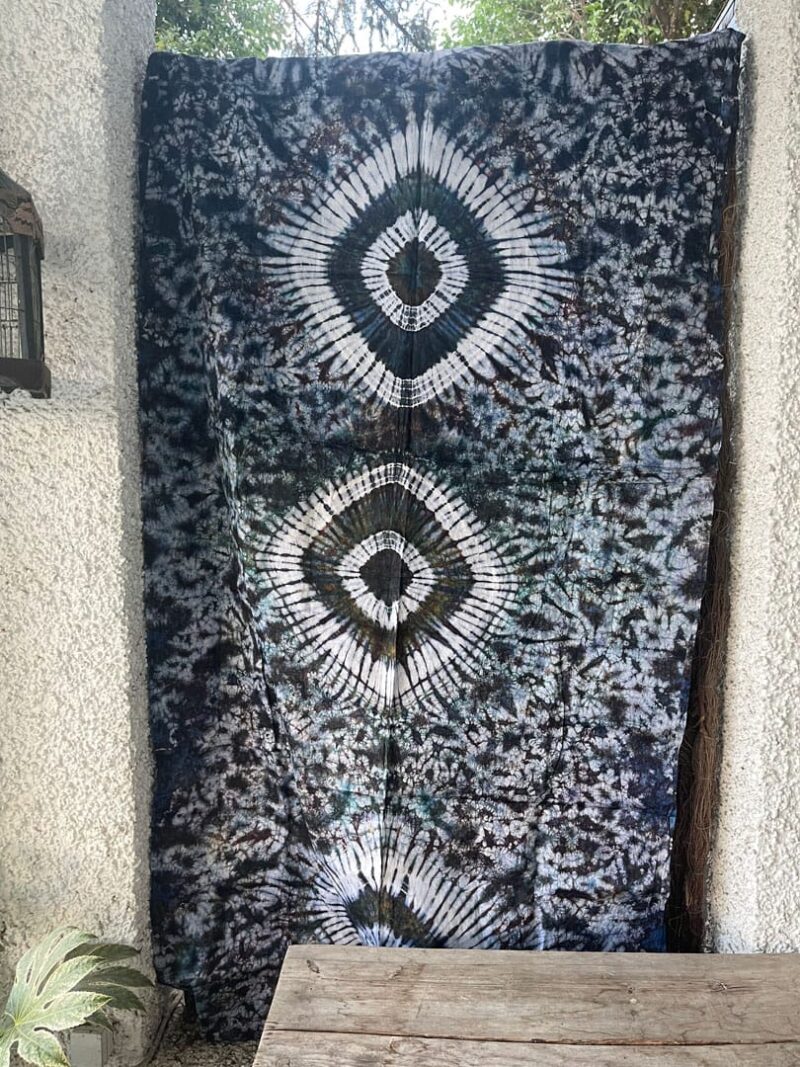 Mantel Tie Dye Azules y Marrones