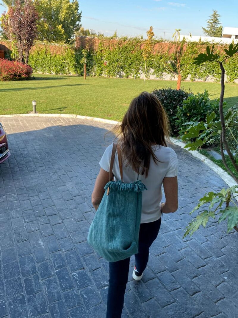 Bolso Lona Lula Azul Claro - Imagen 6