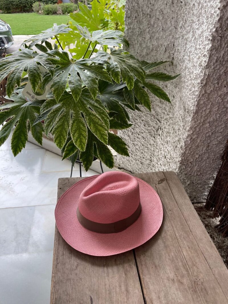 Sombrero Pink cinta marrón - Imagen 4