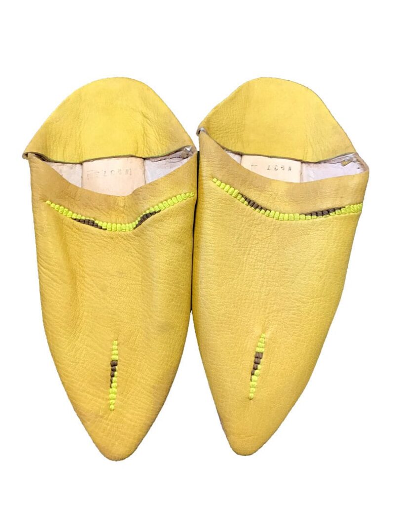 Babuchas Amarillas Bordadas
