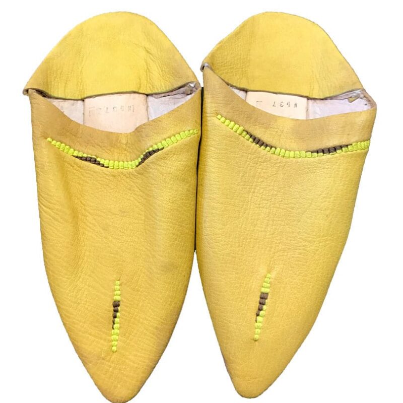 Babuchas Amarillas Bordadas