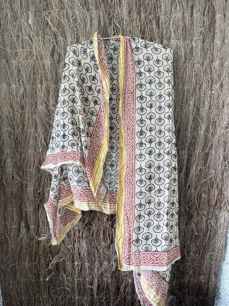 Kaftan Pareo Block Print Sophia - Imagen 10