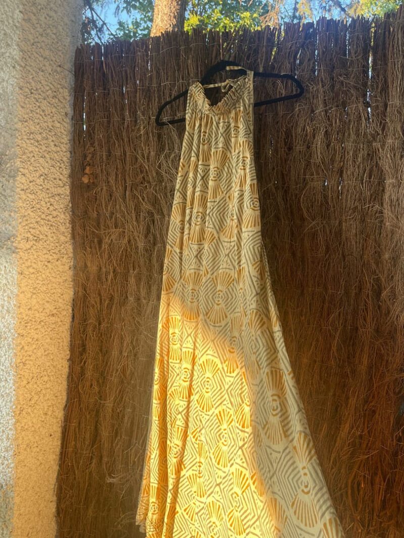 Vestido Etnico Dolores Gold - Imagen 2