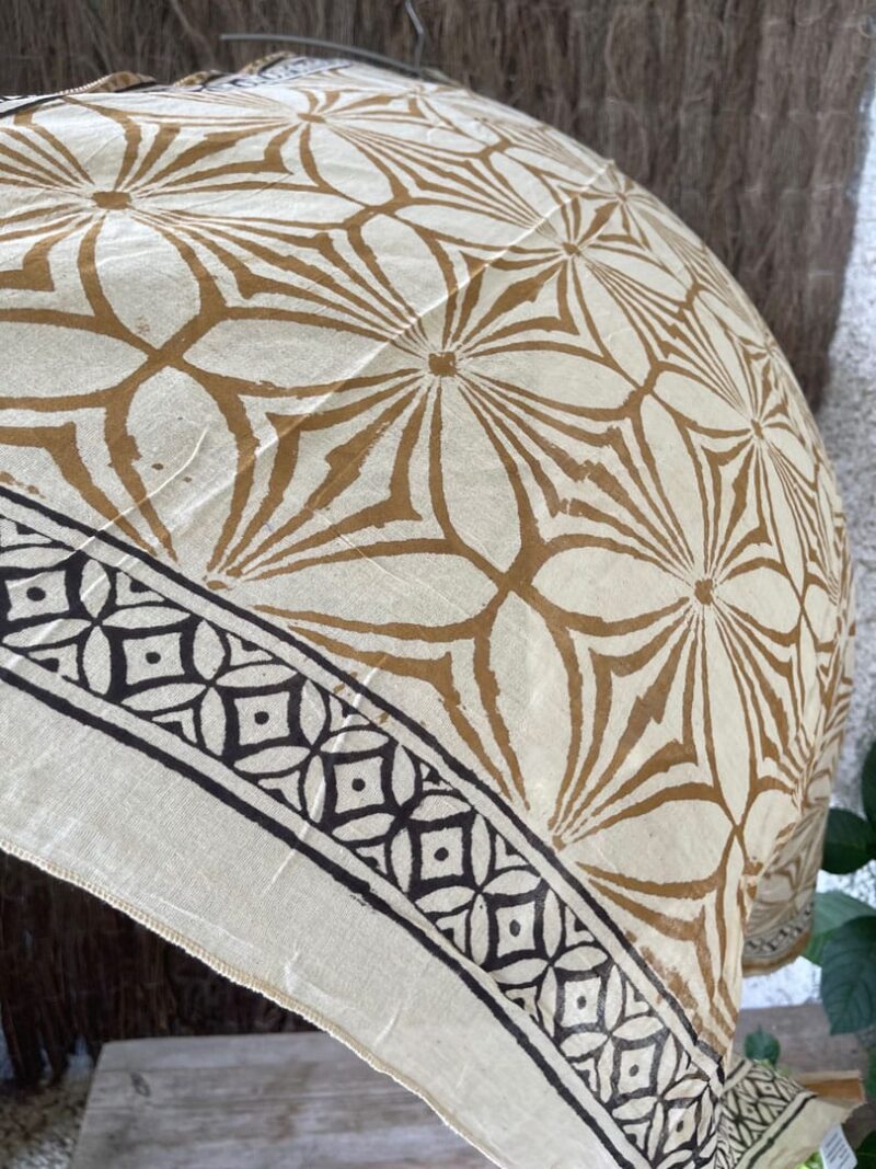 Kaftan Pareo Block Print Savannah - Imagen 5