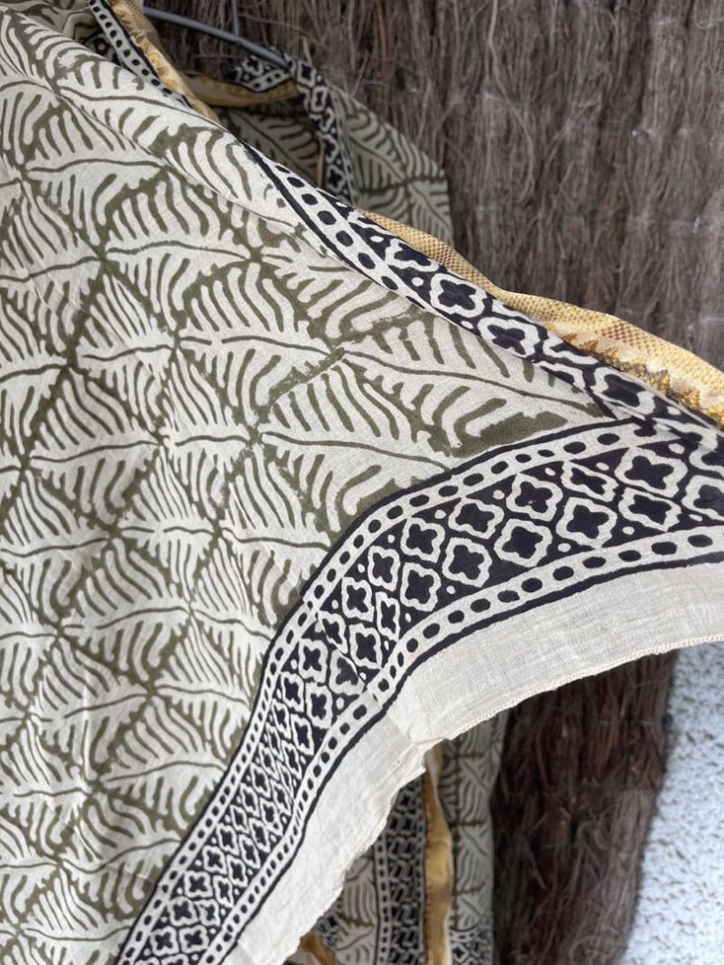 Kaftan Pareo Block Print Sara - Imagen 2