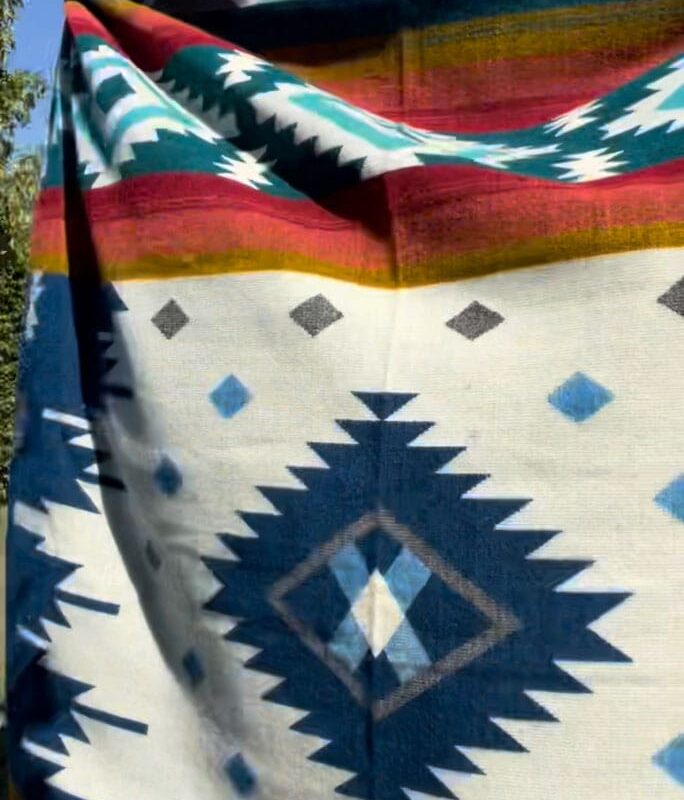 Manta Alpaca Reversible Lupita