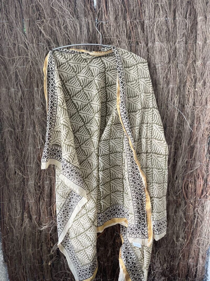 Kaftan Pareo Block Print Sara - Imagen 6