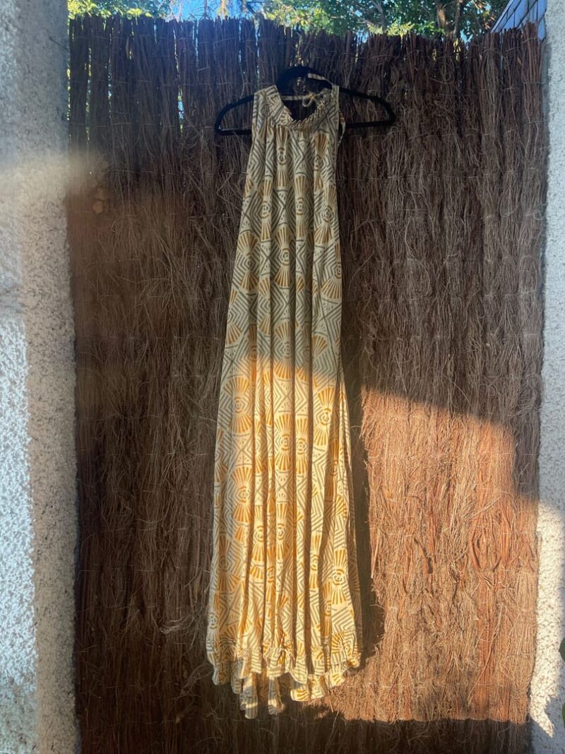 Vestido Etnico Dolores Gold - Imagen 3