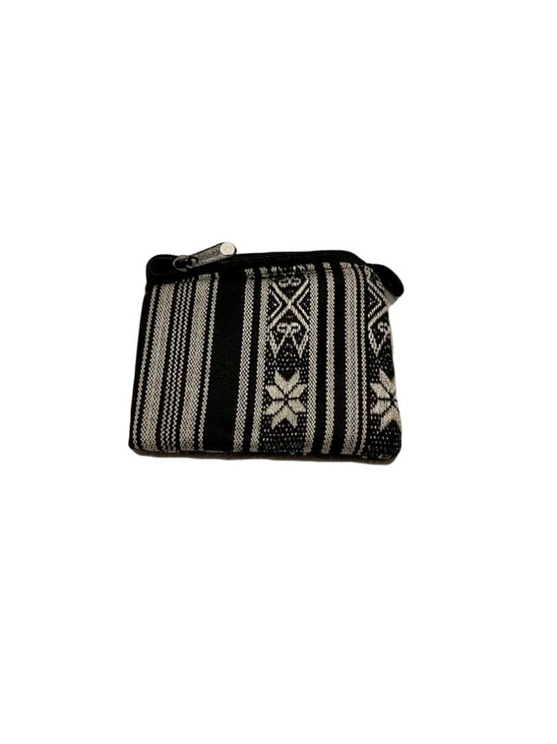 Cartera Mini Ecuador Blanca y Negra